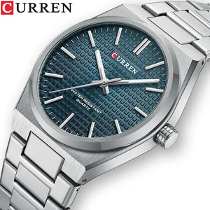 CURREN 8439 ส่องสว่างมือสแตนเลส 3ATM กันน้ําคุณภาพสูงผู้ชายนาฬิกาควอทซ์ - Product Image 1