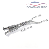 Système d'échappement de modification automobile 2015-2024 pour Lexus RCF 5.0, section intermédiaire de type Z avec résonateur, tuyau d'échappement DM