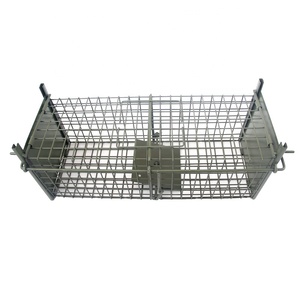 Piège à animaux Haierc, piège pliable, cages pour animaux sauvages vivants, piège pour chat sauvage, <span class=keywords><strong>coyote</strong></span>, vison - Product Image 2