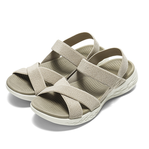 Nouveaux modèles de vente chaude en ligne été vente en gros stretch petite fille sandales 2023 usine chaussures et sacs ensemble pour femmes - Product Image 2