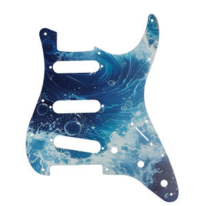 แผ่นป้องกันกีตาร์อะลูมิเนียม <span class=keywords><strong>SSSSS</strong></span> Metal พร้อมรูสำหรับติดตั้งปิ๊กอัพฮัมบัคเกอร์ สำหรับอะไหล่กีตาร์ไฟฟ้า ST - Product Image 4