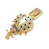 Clé USB JASTER Forme Coccinelle Cristal 4 Go 8 Go 16 Go 32 Go 64 Go USB 2.0 3.0 Clé USB Métal