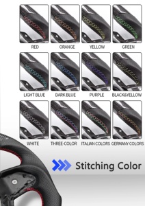 Volante de Fibra de Carbono Personalizado con LED, Compatible con Dodge Challenger SRT HELLCAT Serie 2008-2024, Auto de Carreras - Product Image 5