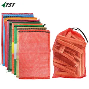 Kunststoff verpackung Gemüse Pp Tubular Leno Mesh Bag Zwiebeln Kartoffel Brennholz Pp Leno Tubular Mesh Bag 30 Kg Leno Mesh Bag