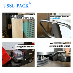 Machine <span class=keywords><strong>d</strong></span>'emballage robotisée autopropulsée XT-4510-1 pour charges de forme irrégulière, palettes lourdes, marchandises surdimensionnées, plantes et objets de grande taille - Product Image 5