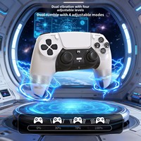 Manette de jeu sans fil personnalisée en gros pour P5, gyroscope 6 axes, double vibration, Bluetooth 5.1, joystick, prix d'usine OEM