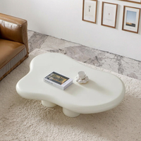 Table basse nuage au design moderne et élégant, table d'appoint simple à trois pieds pour salle à manger, hôtel et salon - Vente en gros usine
