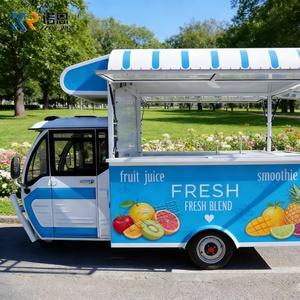 Triciclo Food Truck, Carrito de Comida Móvil para Mercados Nocturnos, Triciclo Eléctrico Multifuncional para Venta Ambulante - Product Image 3