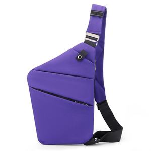 Zaino antifurto moda uomo e donna e borsa a tracolla con chiusura a cerniera monospalla e borsa pistola per ascella - Product Image 6