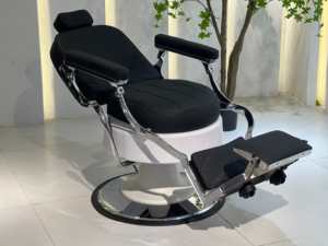 Nouvel Arrivage d'Usine : Fauteuil de Barbier Noir de Luxe, Design Classique Italien, Meuble de Salon Vintage, Meilleure Vente <span class=keywords><strong>Arabe</strong></span> pour Salon - Product Image 2