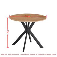 Table à manger ronde minimaliste moderne extensible avec pieds en métal robustes, meubles pour la maison qui permettent de gagner de la place