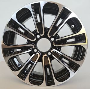 Nuovi Cerchi in Lega di Alluminio <span class=keywords><strong>TAKA</strong></span> da 13 Pollici, Larghezza 4.5, Concavi, Zincati, ET 0mm, PCD 100mm per Auto Passeggeri con 4/5 Fori - Product Image 1