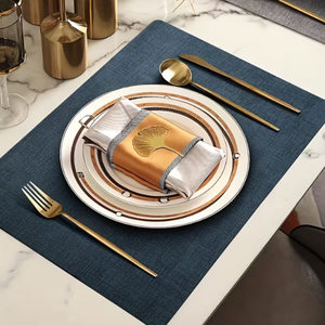 Manteles Individuales de Cuero PU al por Mayor, Impermeables, Duraderos, Manteles Individuales de Cuero PU para Mesa de Comedor, como Regalo para un Amigo - Product Image 1