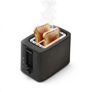 <span class=keywords><strong>Grille</strong></span>-<span class=keywords><strong>pain</strong></span> mural en métal 2 fentes 700W avec contrôle électronique variable de la minuterie, bac à miettes amovible et facile à nettoyer - Product Image 1