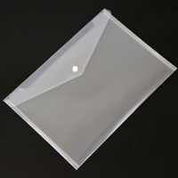 Carpeta de Archivo Transparente A4 Personalizada con 11 Orificios, Carpeta de Documentos Impermeable con Botón para Oficina, Carpeta de Bolsillo, Sobre para Documentos