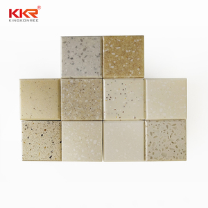 Losa de hoja de superficie sólida de grano acrílico de piedra de resina modificada para encimera - Product Image 2