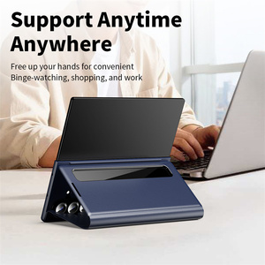 Custodia <span class=keywords><strong>per</strong></span> <span class=keywords><strong>telefono</strong></span> intelligente con finestra e porta carte in pelle PU <span class=keywords><strong>per</strong></span> Samsung Z Fold 4 5 6 7: rispondi alle chiamate senza ribaltare la <span class=keywords><strong>cover</strong></span> - Product Image 5