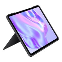 Clavier tactile combiné certifié RoHS pour iPad Pro 13 M4, étui graphite 0927795, protection en mini PU et TPU, fabriqué en Italie