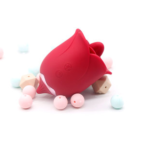 Hoge Kwaliteit Vrouwelijke Clitoris Massager Likken Vibrator Rose Thema Seksspeeltjes - Product Image 2