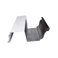 Gouttières rectangulaires en aluminium pour toiture, gouttière de toit en métal, drain de pluie, drain de grêle en aluminium, drain de gouttière industriel, drainage industriel