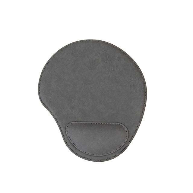 Convenient European Style OEM PU Leather Mousepad Leatherette Mat Laserable Leatherette Engravable Blank Desk Mouse Pad