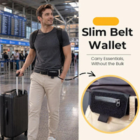 Portefeuille de ceinture fin YOUK avec blocage RFID, pochette EDC ultra-légère en nylon, pochette de ceinture discrète, porte-cartes de voyage pour hommes, OEM personnalisé