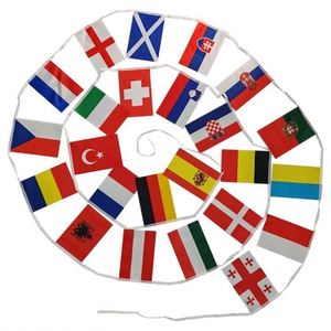 Guirnaldas de Banderas Personalizadas al por Mayor para Decoración de Celebraciones, Eventos Deportivos de Fútbol 2026, Países Europeos - Product Image 2