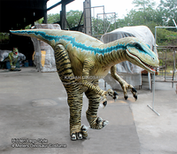 Jambes cachées Style 4 Mètres de Marche Costume De Dinosaure Animatronique pour le Spectacle