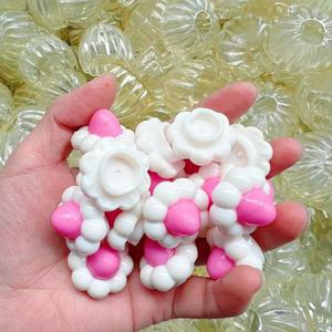 ขวดน้ำหอมใสแบบ DIY รูปทรงเปลือกหอยเป่าลม ชิ้นส่วนประกอบสำหรับบรรเทาความเครียด ลูกบอลเปล่าสำหรับบีบคลายเครียด ภาชนะใส่ของเล่นบีบ - Product Image 2