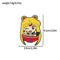 Broche Anime Mignonne de Dessin Animé, Accessoire de Décoration Créatif pour Vêtements et Sacs à Main, Cadeau Promotionnel de Haute Qualité en Gros