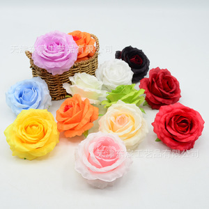 ดอกกุหลาบจำลอง Dongchen Crafts ขนาด 10 ซม. ฐานผ้าไหม สำหรับตกแต่งงานแต่งงาน ของประดับตกแต่งโต๊ะ ถ่ายรูปประกอบฉาก - Product Image 4