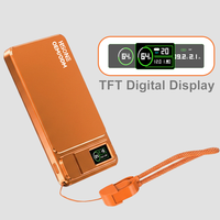 LC1C2 Batería Externa Magnética Digital de 10000mAh, la Más Pequeña, 13N N52, 15W Inalámbrico, 20W de Salida, Apta para Avión, 3C, con Cordón