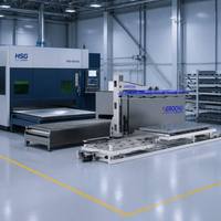 Máquina de Alimentación Láser de Alta Eficiencia, Cargador Automático de Chapa Metálica, Robot de Pórtico Giratorio para Sistema de Carga Láser CNC 3000x1500mm