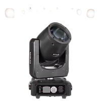 Mini projecteur à tête mobile 230W avec anneau d'ouverture LED RGB, 14 couleurs, 14 gobos, prismes 8+16+24 pour éclairage de scène