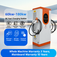 Nouvelle station de recharge rapide pour véhicules électriques DC 120kW 180kW 240kW 360kW CCS2 GBT CHADEMO OCPP1.6J 380V 400A commerciale