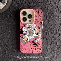 Coque de téléphone personnalisée avec logo coloré en argent IMD laser Anime pour iPhone 7 8 XR XS 11 12 13 14 15 16 PRO MAX 17 Air