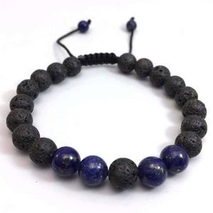 Pulsera de Piedra Natural con Cuentas de Vidrio Coloridas, Escudo de Energía Negativa, Diseño Profesional para Mayoristas, Prototipado Rápido - Product Image 5