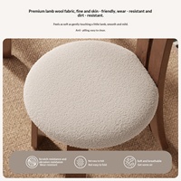 Nouvelle chaise de salle à manger en chêne massif de style chinois avec dossier rembourré en tissu, chaise de loisirs multifonctionnelle pour la maison CY045