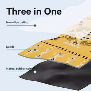 <span class=keywords><strong>Tapis</strong></span> de <span class=keywords><strong>yoga</strong></span> en caoutchouc texturé simili cuir, couleur unie, extra épais, surface antidérapante, <span class=keywords><strong>tapis</strong></span> de <span class=keywords><strong>yoga</strong></span> de qualité supérieure, style <span class=keywords><strong>Manduka</strong></span> - Product Image 3