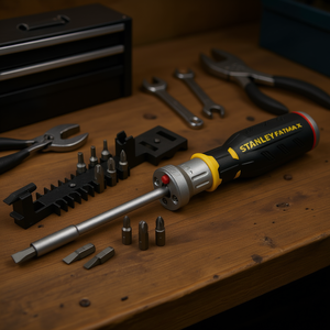 Destornillador de Trinquete Stanley Fatmax con Luz LED y 12 Puntas - Product Image 3