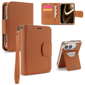 เคสกระเป๋าสตางค์แม่เหล็กหนังเทียมสีชมพูแบบถอดได้ 2 1 ฝาพับได้ ช่องใส่การ์ด สายคล้องข้อมือ ตะขอถอดได้ บรรจุกล่อง - Product Image 5