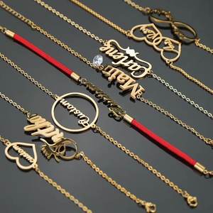 Collar con Colgante Personalizado de Acero Inoxidable con Baño de Oro de 18K, Diseño Moderno con Nombre, Número y Diamantes Microincrustados, Ideal para Fiestas - Product Image 6