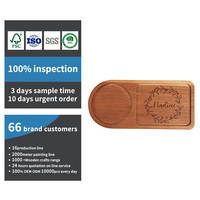Plateau à café en bois gravé sur mesure, plateaux de cuisine en bois à double compartiment gravés personnalisés, plateaux de comptoir, plateau à bijoux