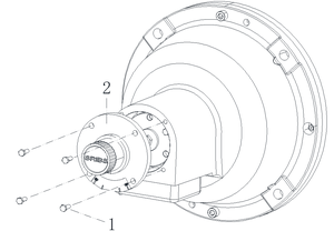 SAJ50 регулятор безопасности центробежный ограничитель скорости для строительных лифтов - Product Image 6