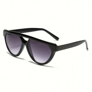Gafas de Sol de Piloto Triangulares Retro 2022 con Logotipo Personalizado, Gafas de Sol de Ojo de Gato con Doble Puente para Mujer - Product Image 6
