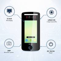 Máquina de Control de Asistencia con Reconocimiento Facial para 5000 Usuarios, con Huella Dactilar y Control de Acceso por Tarjeta, WiFi Tuya para Reloj de Punto de Presencia de Empleados de Oficina