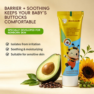 Crème Apaisante <span class=keywords><strong>pour</strong></span> Érythème <span class=keywords><strong>Fessier</strong></span> à Base de Plantes Keleek, Protection Barrière Apaisante <span class=keywords><strong>pour</strong></span> Peaux Sensibles de Nouveau-nés - Product Image 2