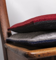 Coussins de chaise en feutre de forme carrée, sur mesure, en gros, pour bureau et salle à manger