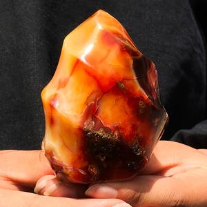 Pierre de guérison en cristal naturel de qualité supérieure, pierre de carnelienne en forme de flamme, très vendue, pour les cadeaux de mariage et les cadeaux de fête - Product Image 5