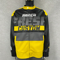 Veste d'hiver personnalisée en tissu avec patch brodé, impression personnalisée de logo, panneaux de couleur, design et travail de logo, veste en cuir pour homme